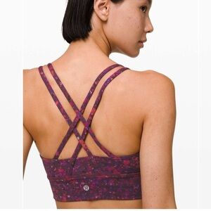 Lululemon Energy Bra Long Line *Lunar New Year Ornemental Floral Multi 4